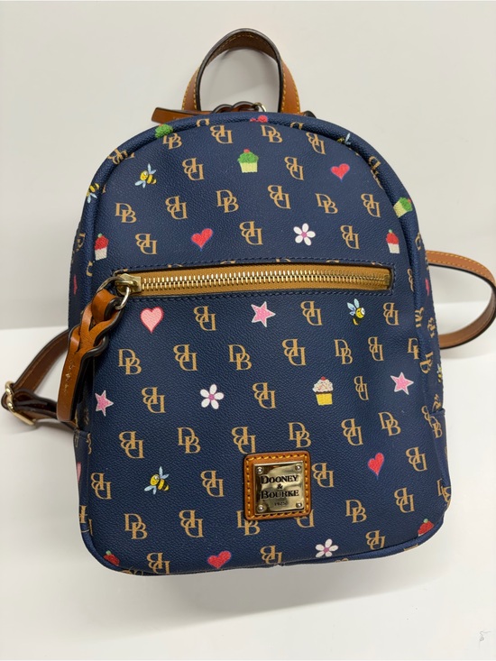 Dooney & Bourke Handbags - Dooney & Bourke Gretta Novelty Small Ronnie Backpack Navy cupcakes bees